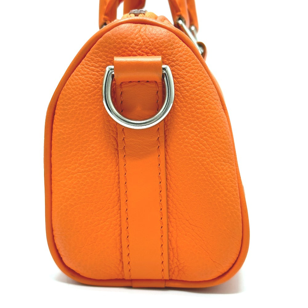 LOUIS VUITTON Shoulder Bag M81004 leather Orange LV Aerogram Keepall XS