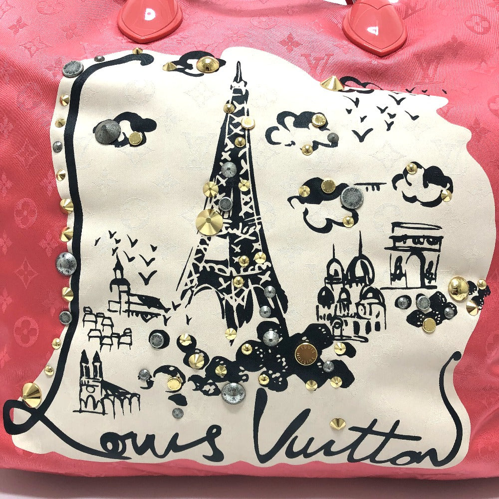 LOUIS VUITTON Tote Bag M94090 Nylon pink cruise line monogram Cava Nouvelle Vague Women