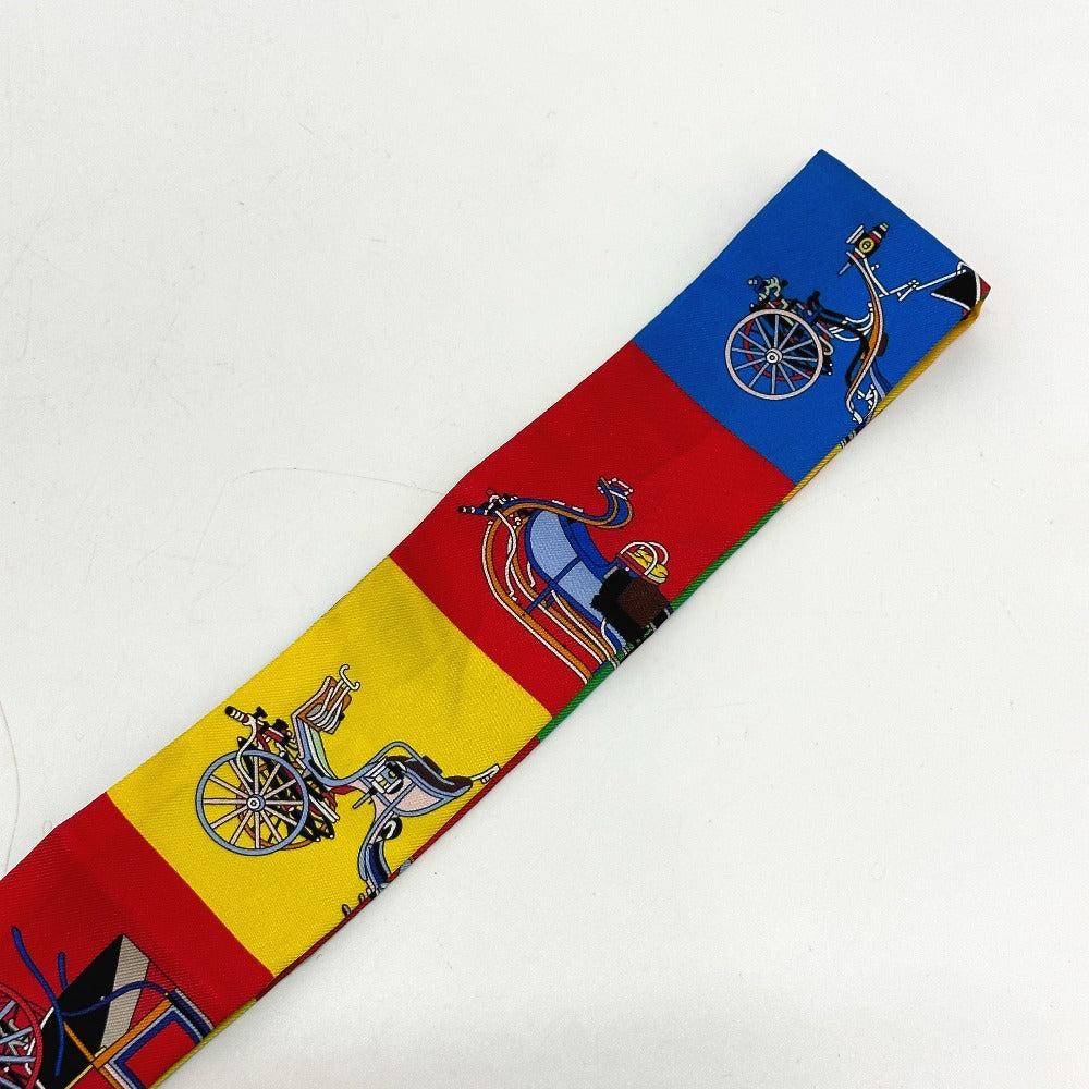 HERMES scarf silk multicolor Carriage Women