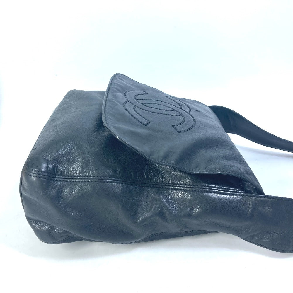CHANEL Shoulder Bag lambskin black Shoulder CC COCO Mark Women
