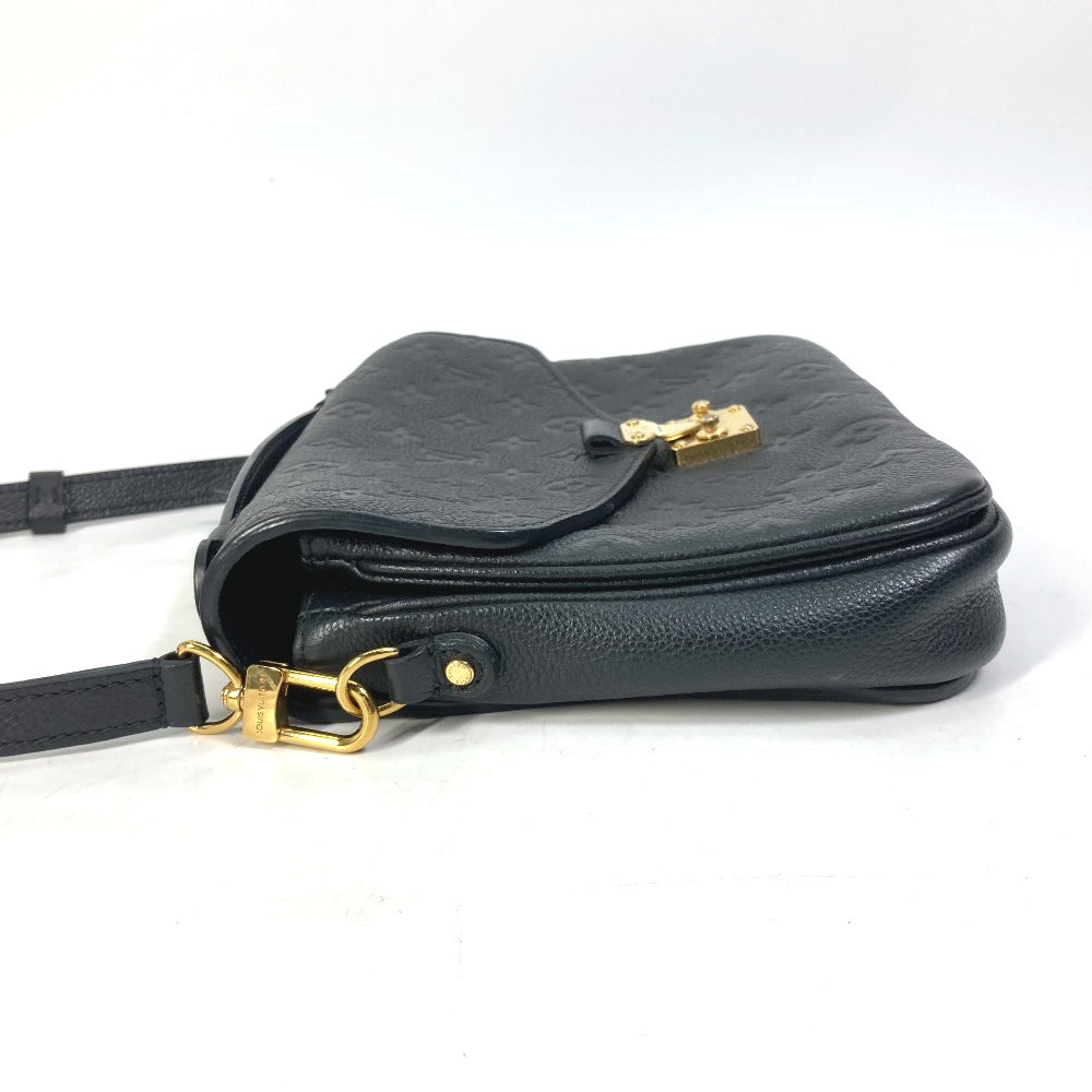 LOUIS VUITTON Shoulder Bag M41487 Monogram Ann Platt Leather black Monogram Ann Platt Pochette Metis MM Women