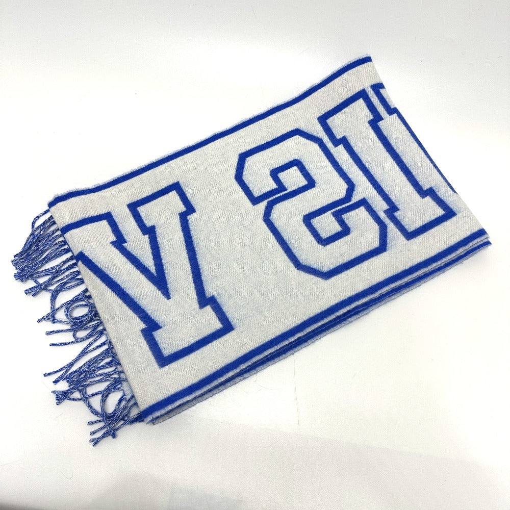 LOUIS VUITTON Scarf M71318 Wool / cashmere blue Echarpe City mens