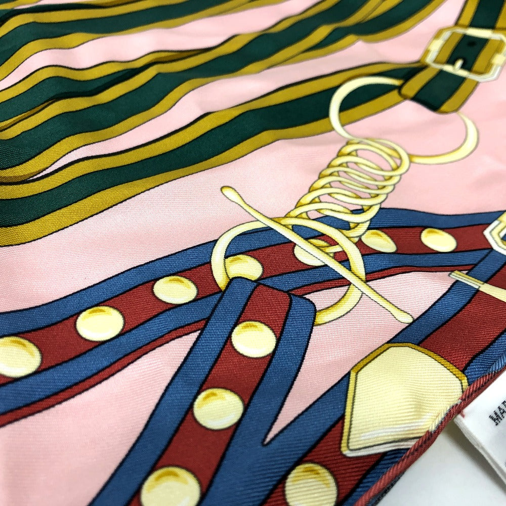 HERMES scarf silk pink Pointie Women