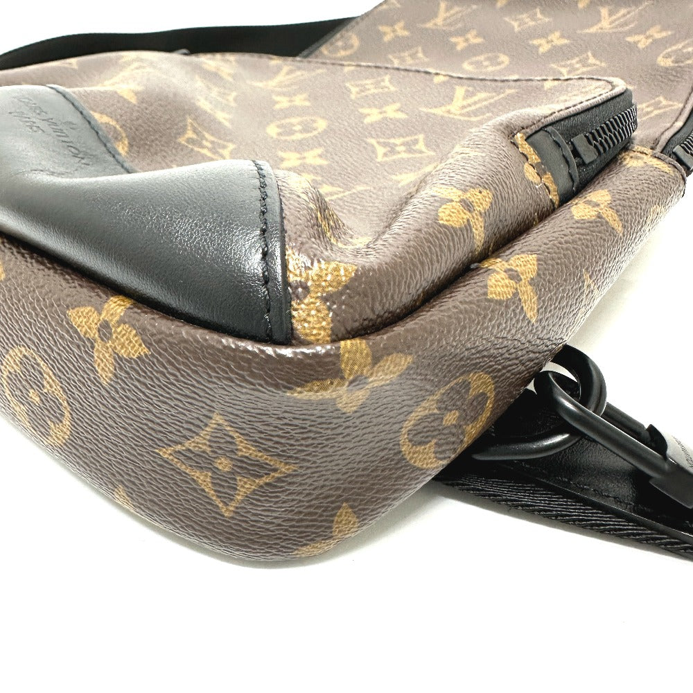 LOUIS VUITTON Sling bag M45897 Monogram macacer canvas Brown Monogram macacer Avenue sling bag mens