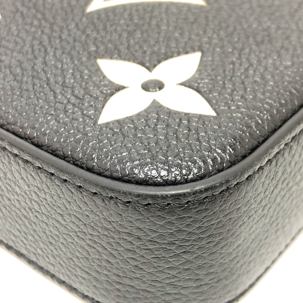 LOUIS VUITTON Long Wallet Purse M80482 Monogram Ann Platt Leather black Monogram Ann Platt Pochette Felice Women