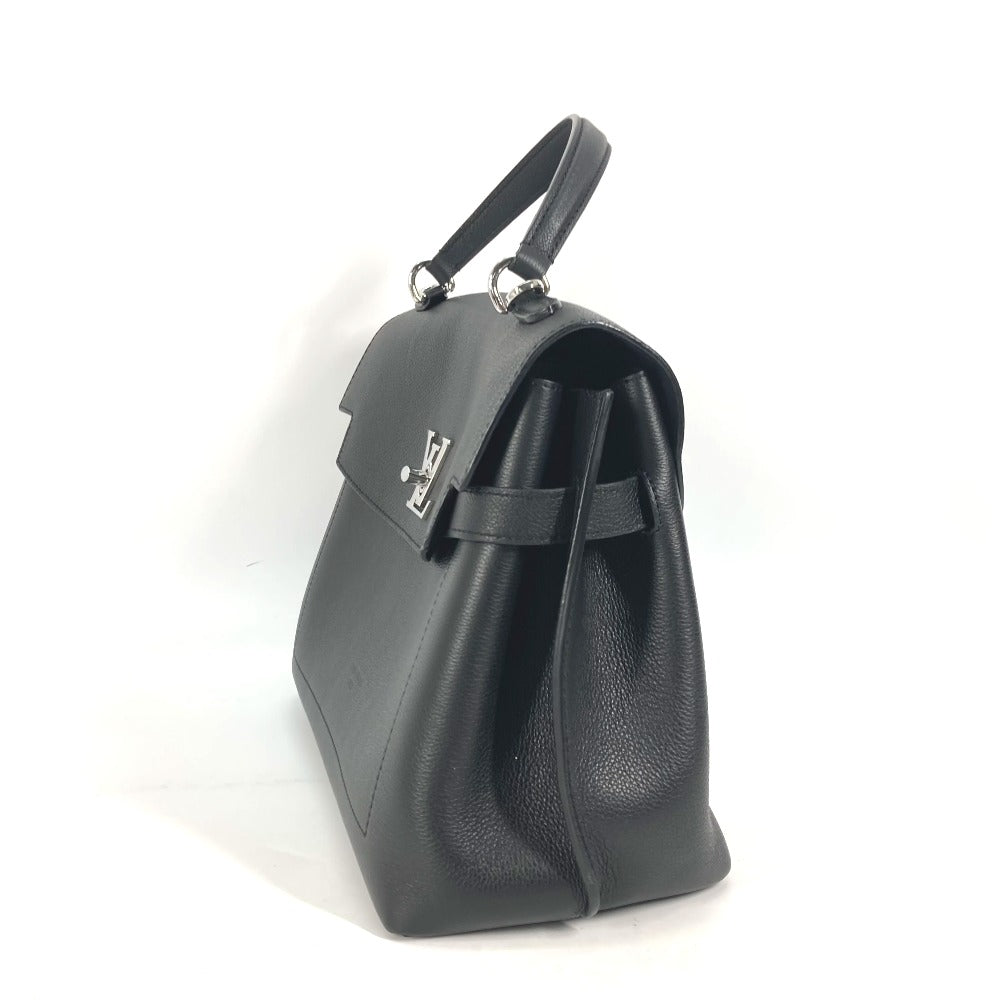LOUIS VUITTON Handbag M51395 Leather , Grained Calf Leather black Bag Tote Bag Rock Me Ever MM Women