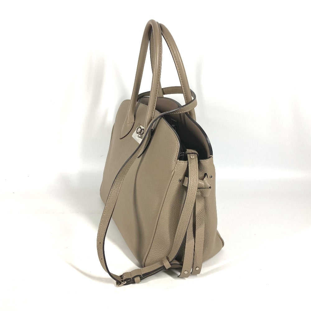 LOUIS VUITTON Tote Bag M51685 Taurillon Clemence Leather Tourterelle (Grey) 2WAY Crossbody Mira MM Women