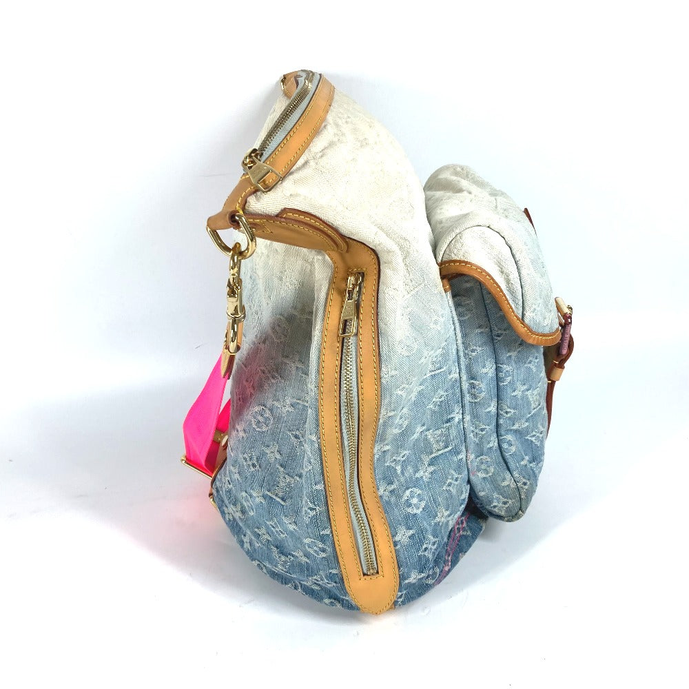 LOUIS VUITTON Shoulder Bag M93184 Monogram denim blue Monogram Denim Gradient Sunburst PM Women