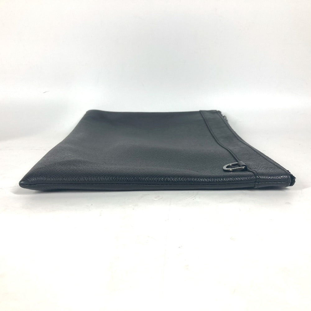 LOUIS VUITTON Clutch bag M30086 Taiga Leather black Taiga Pochette Apollo mens