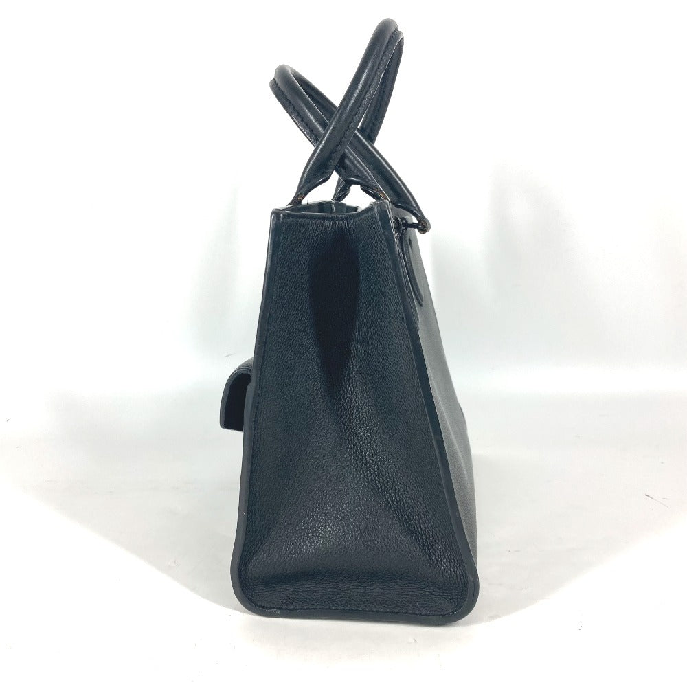 LOUIS VUITTON Handbag M55845 Grain Calfskin Leather black Tote Bag Shoulder Bag Rock Me Tote PM Women