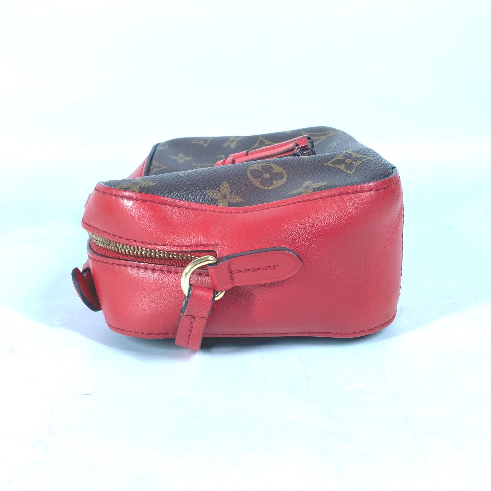 LOUIS VUITTON Shoulder Bag M43556 Monogram canvas Red Monogram Saintonge Women