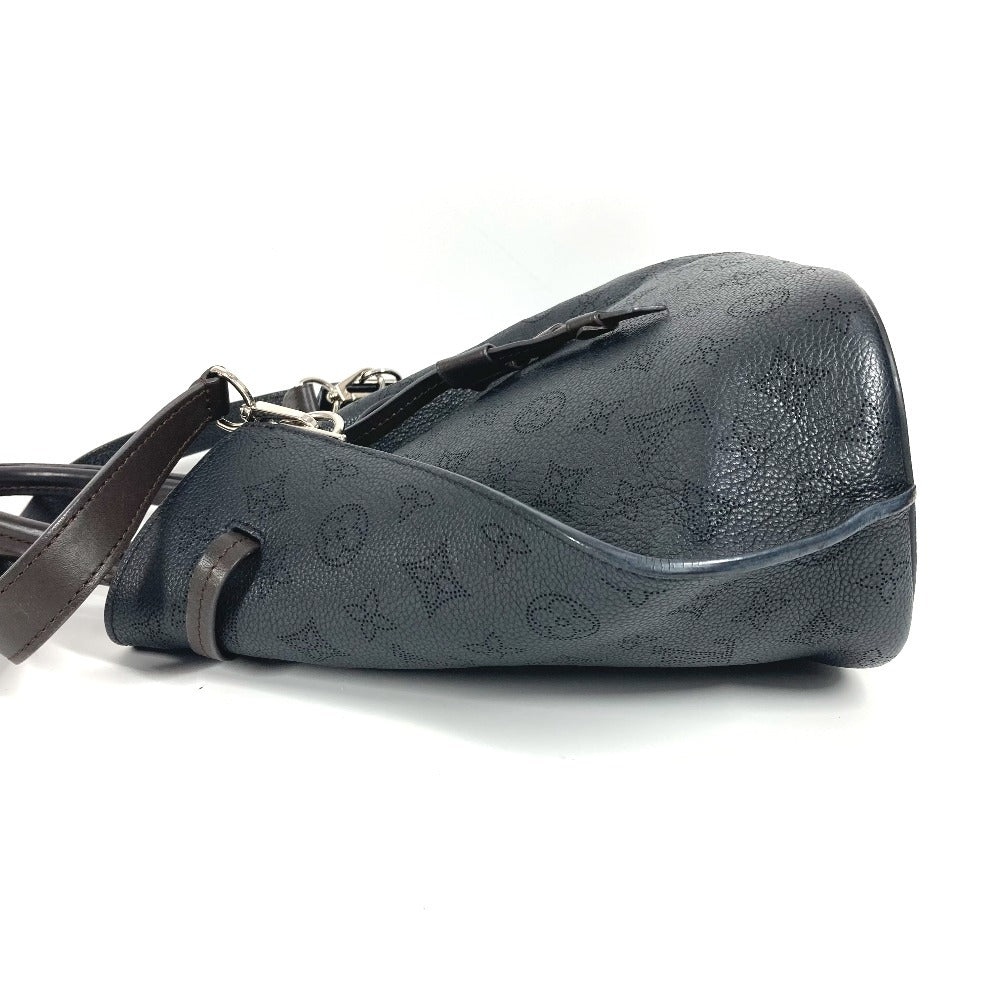 LOUIS VUITTON Tote Bag M54402 monogram mahina leather black Monogram Mahina Giroratta Women