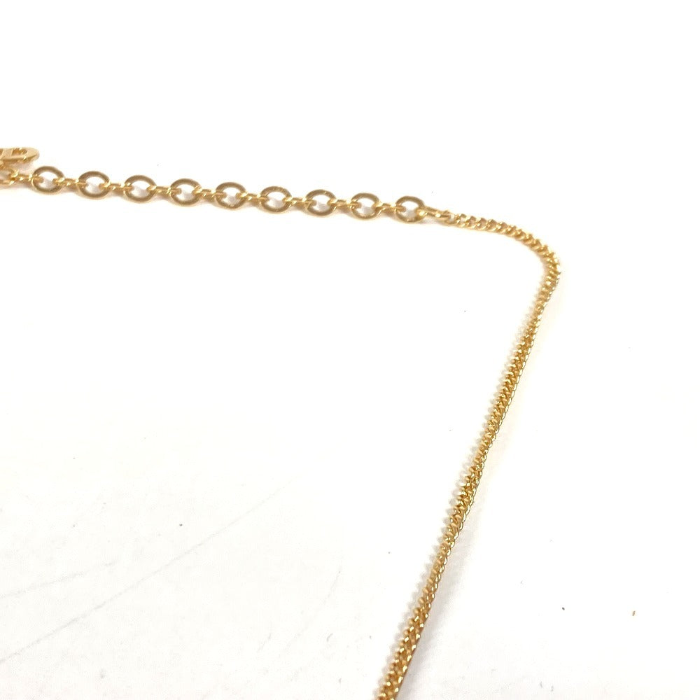 Dior Necklace metal gold vintage CD logo Women
