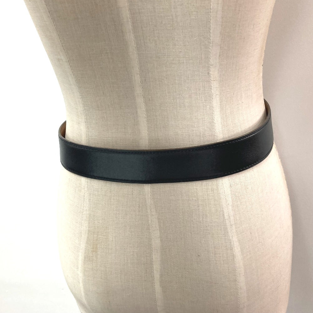 HERMES belt Box scarf black vintage logo