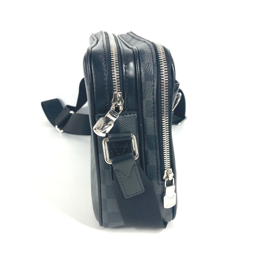 LOUIS VUITTON Shoulder Bag N40087 Damier Grafitto Canvas black Damier Grafitte Trocadero unisex(Unisex)