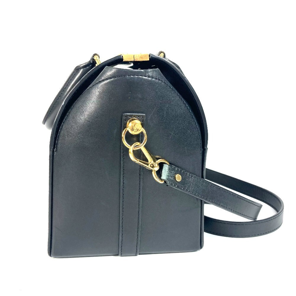 LOUIS VUITTON Handbag M53041 leather black Speedy Doctor 25