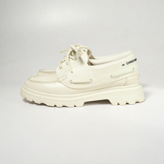 Dior Deck shoes KCB637CRUS03W leather Ivory DIOR WALKER Women 35
