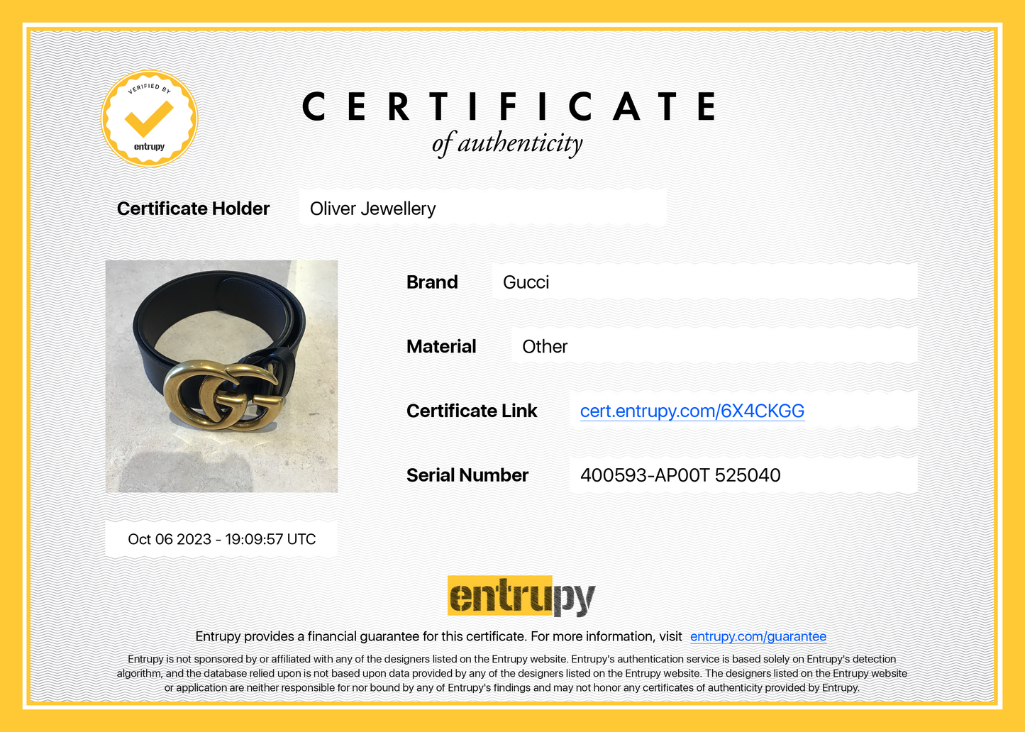 Gucci 2015 Re-Edition Black Wide Leather Belt 75 30