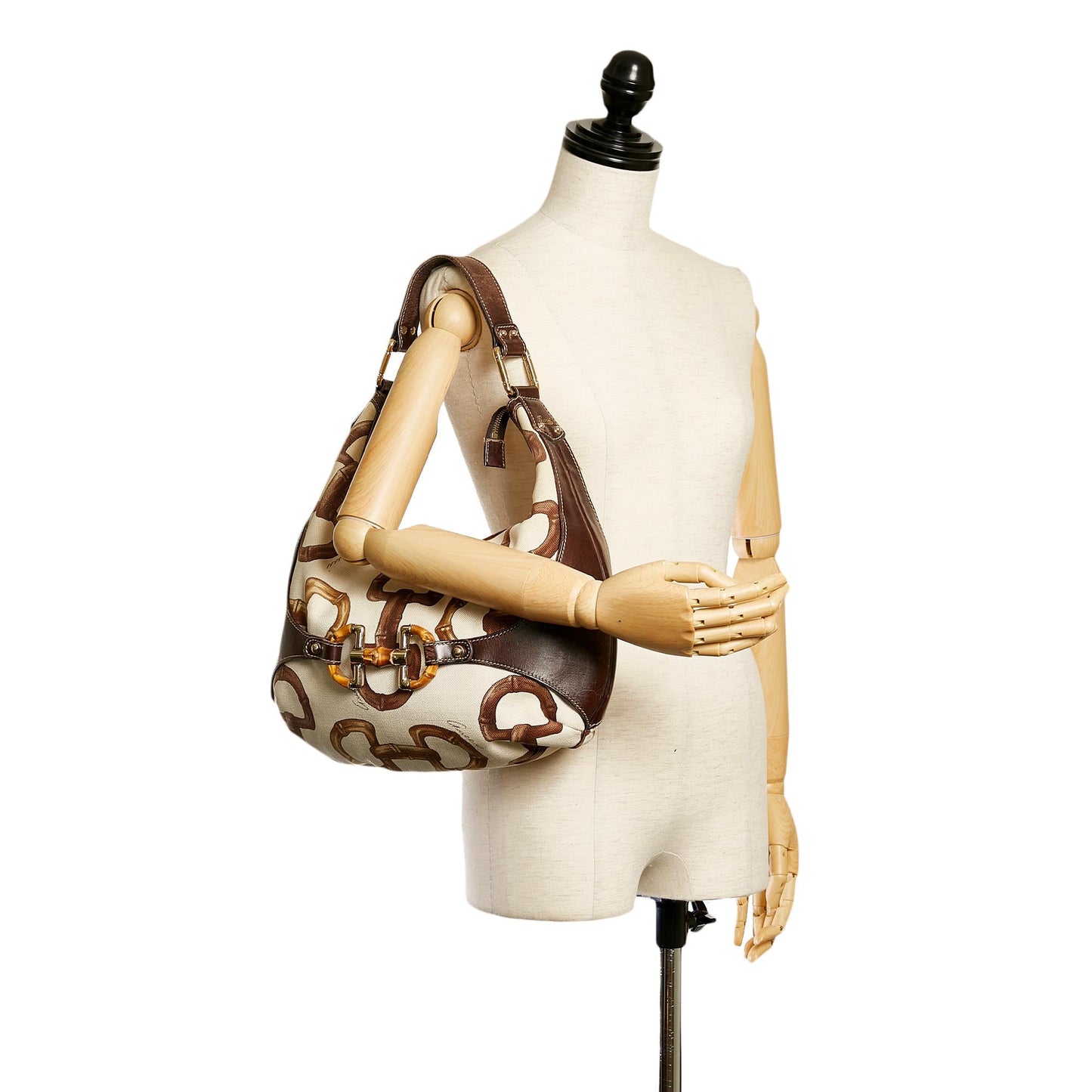 Gucci Bamboo Horsebit Amalfi Hobo Bag (SHG-32843)
