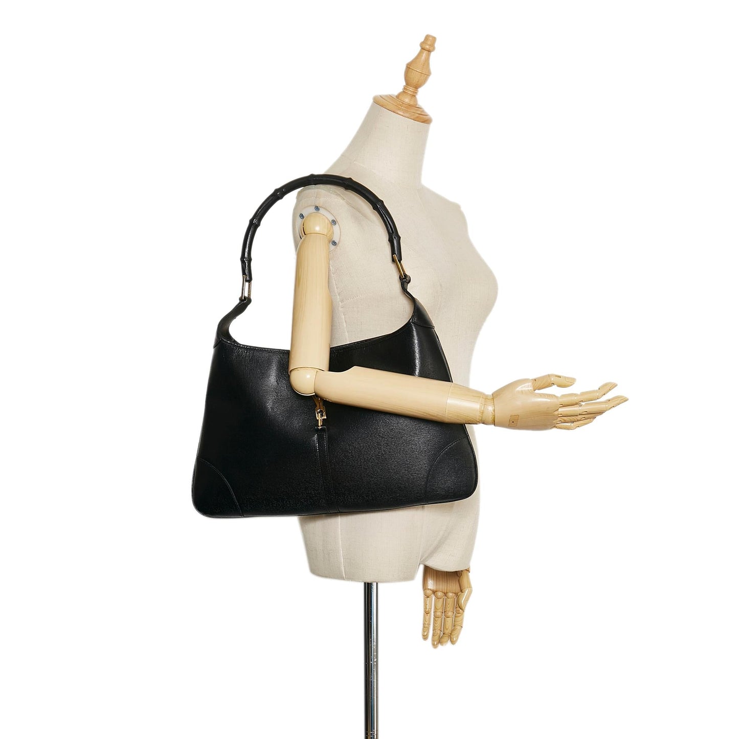 Gucci Bamboo Jackie Leather Shoulder Bag (SHG-35484)