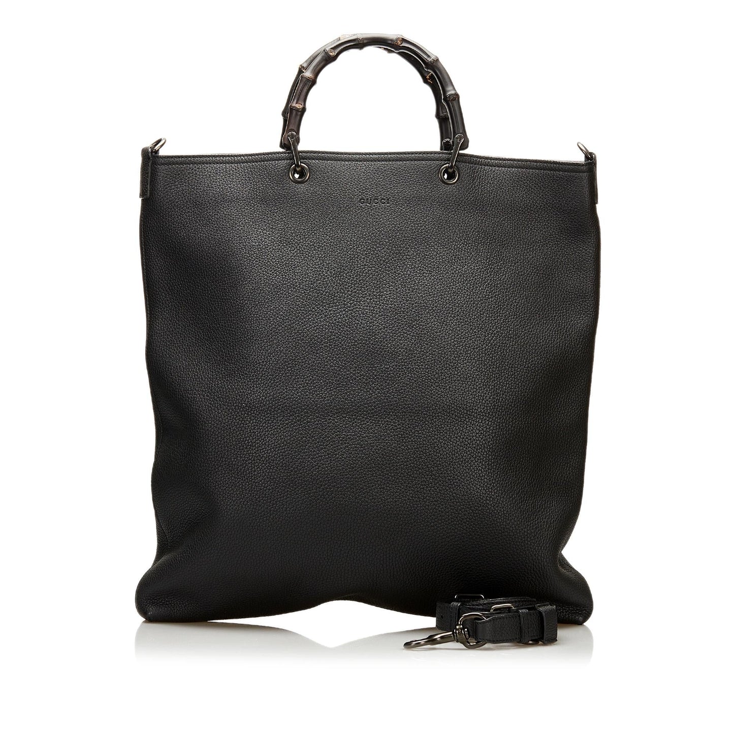 Gucci Bamboo Shopper Leather Satchel (SHG-36139)
