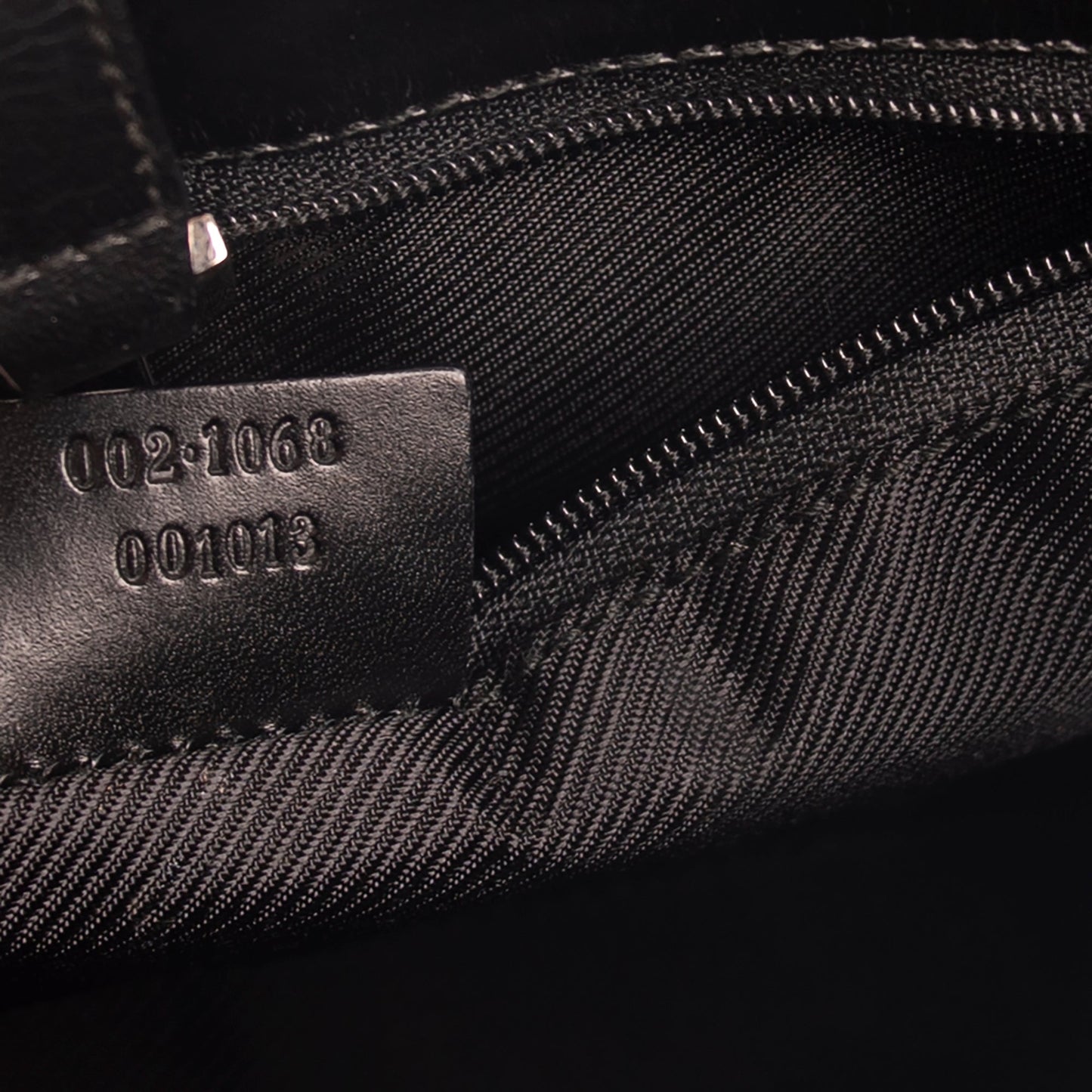 Gucci Black GG Canvas Jackie Bardot Bag