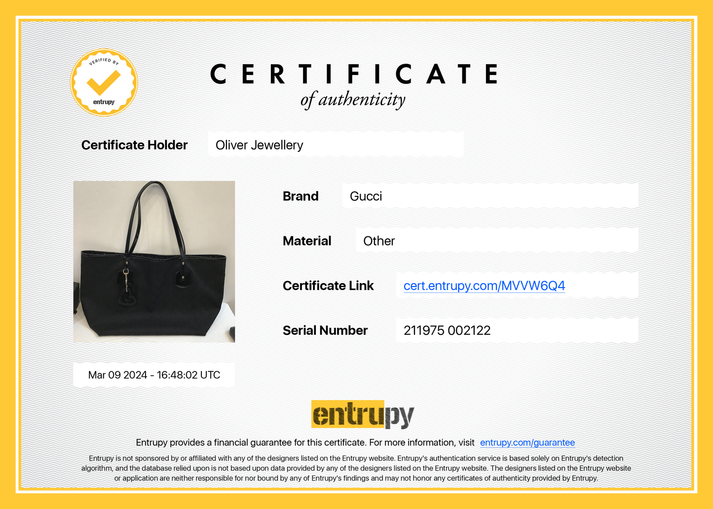 Gucci Black GG Canvas Medium Jolicoeur Tote