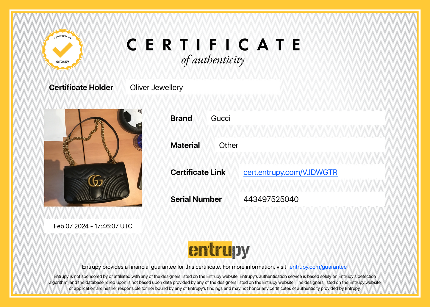 Gucci Black GG Marmont Matelasse Small Shoulder Bag