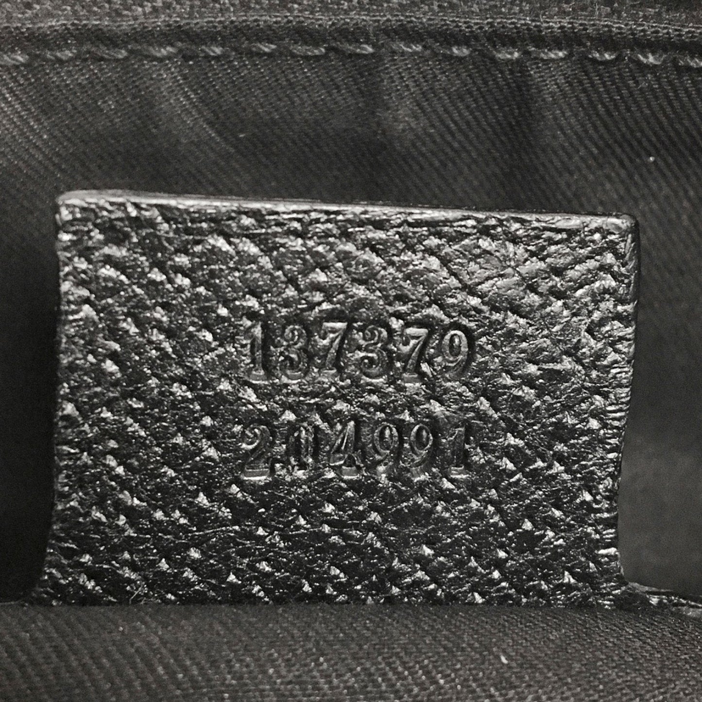 Gucci Black Monogram Anita Bamboo Top Handle Bag