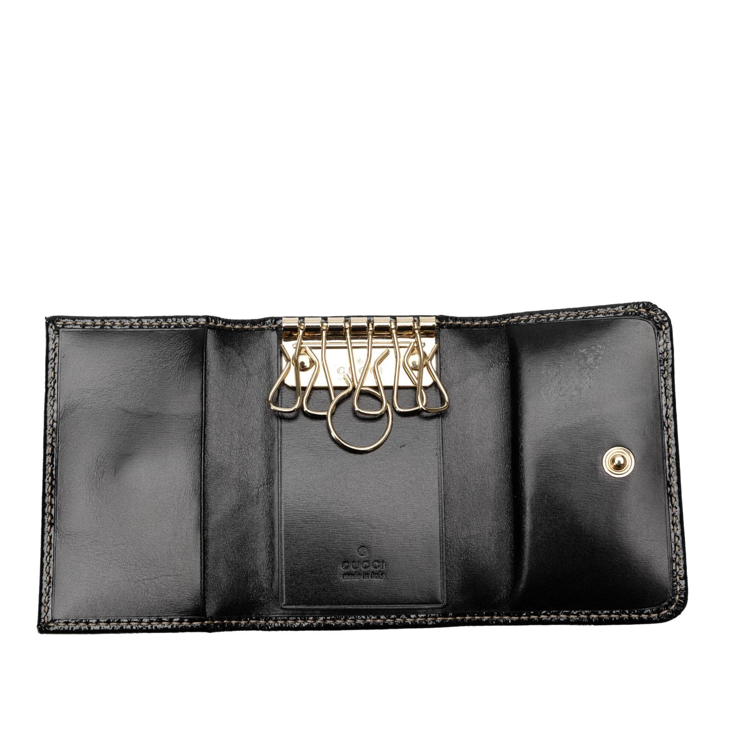 Gucci Britt Leather Key Holder