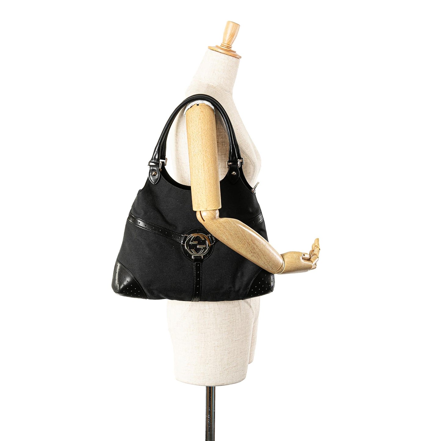 Gucci Canvas Reins Shoulder Bag