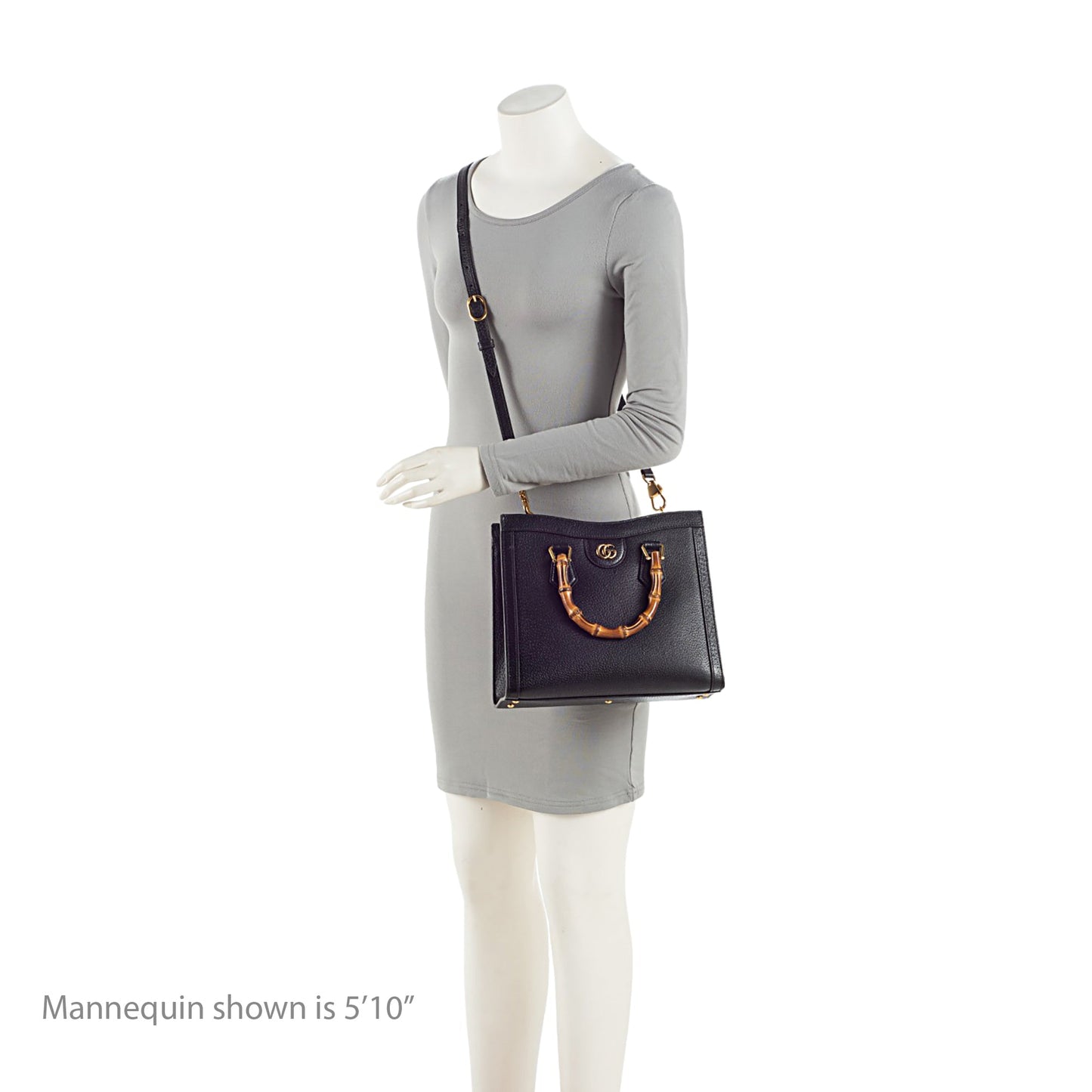 Gucci Cuir Leather Diana Small Tote