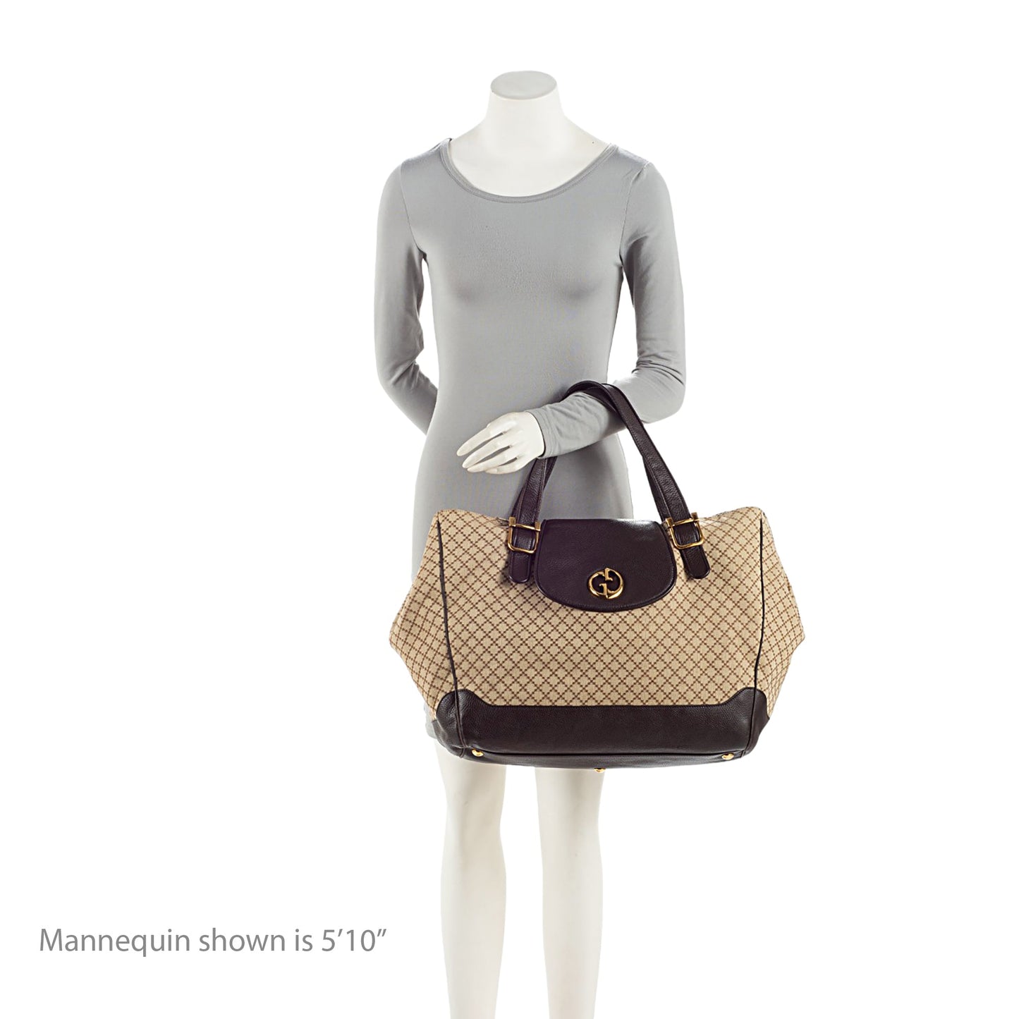 Gucci Diamante Canvas 1973 Large Tote (SHF-AvQrxb)