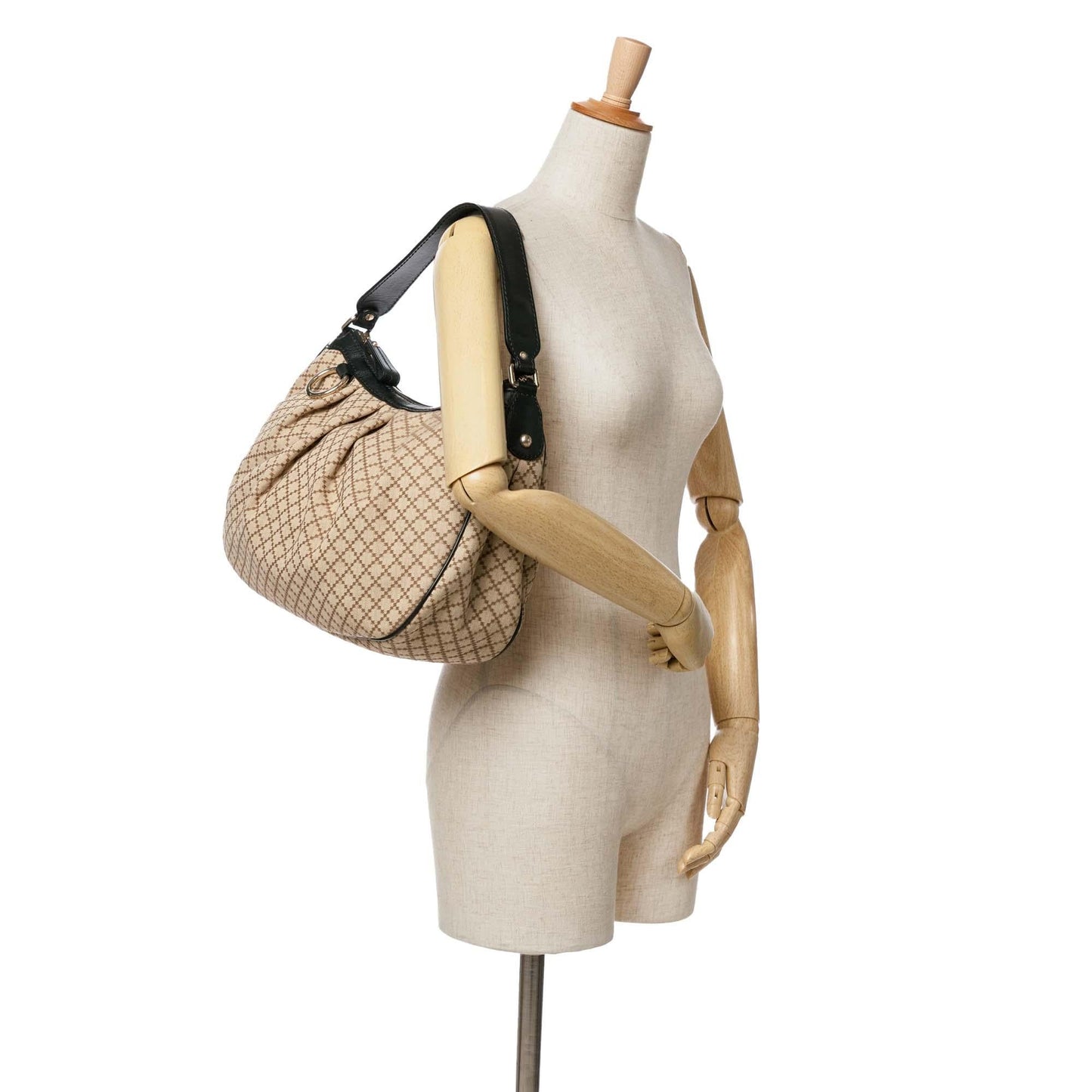 Gucci Diamante Canvas Sukey Shoulder Bag