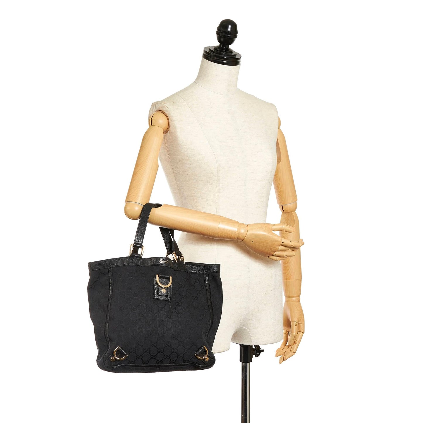 Gucci GG Canvas Abbey D-Ring Tote Bag (SHG-33717)