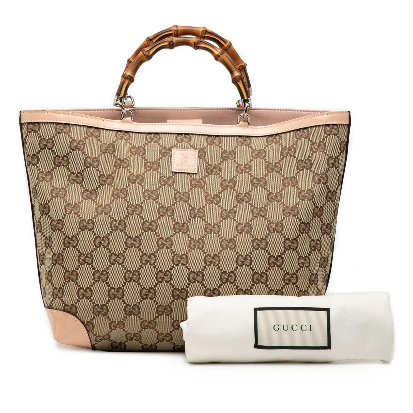 Gucci GG Canvas Bamboo Childrens Tote