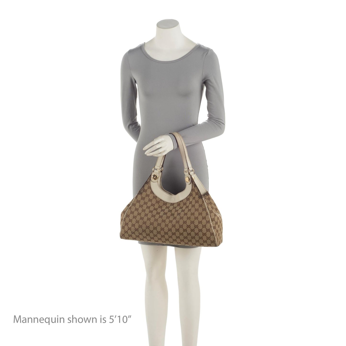 Gucci GG Canvas Charmy Medium Shoulder Bag (SHF-23740)