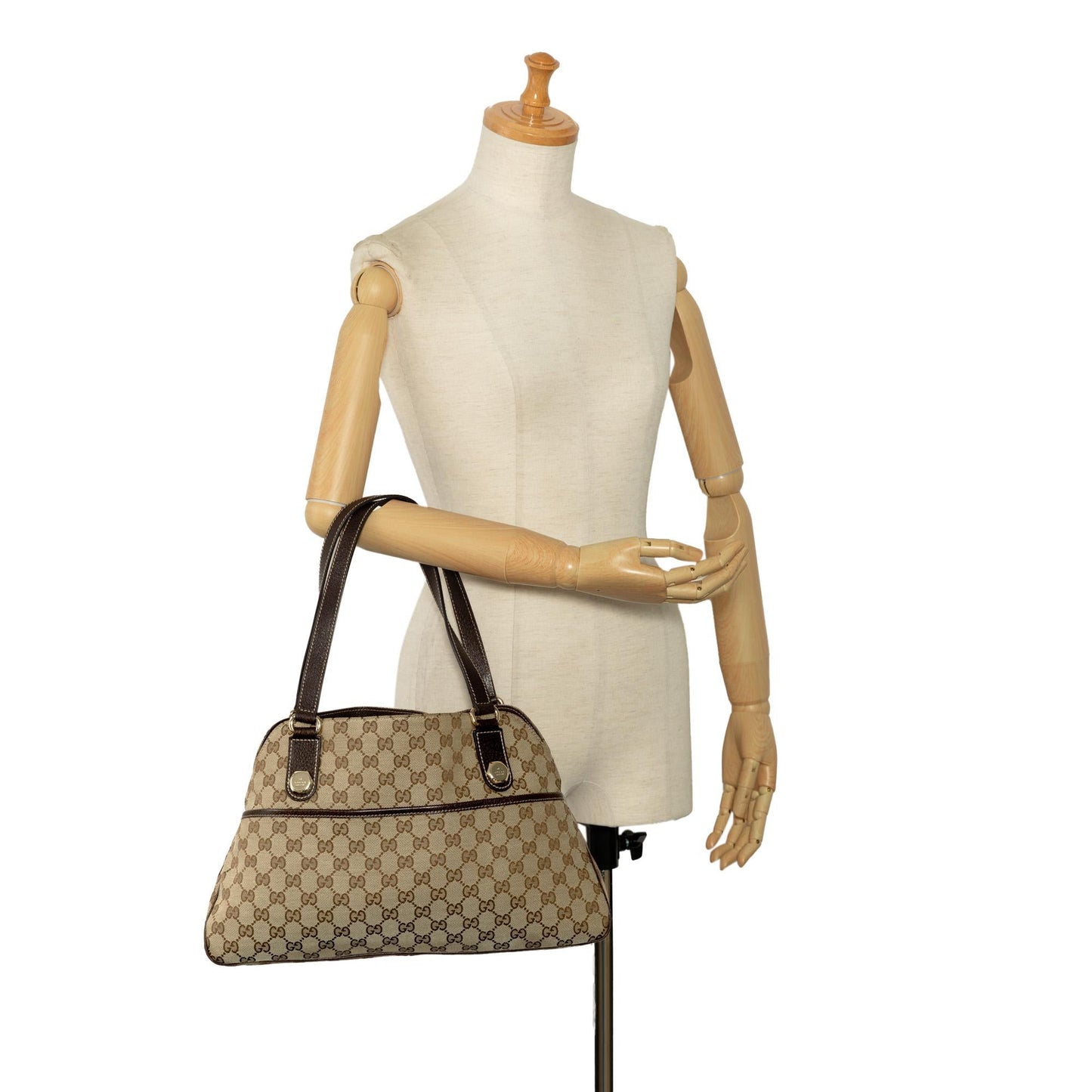 Gucci GG Canvas Charmy Shoulder Bag (SHG-gQVCgu)