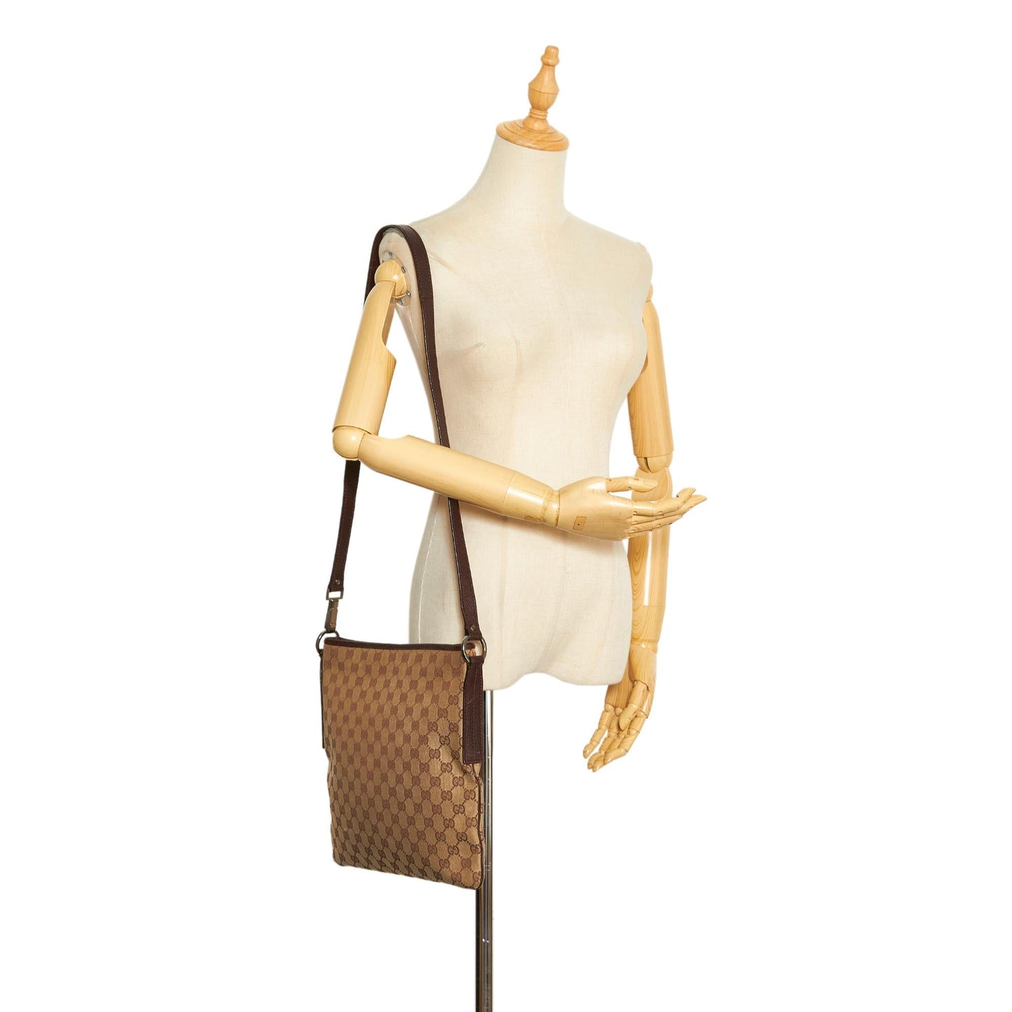 Gucci GG Canvas Crossbody Bag (SHG-RVqmST)