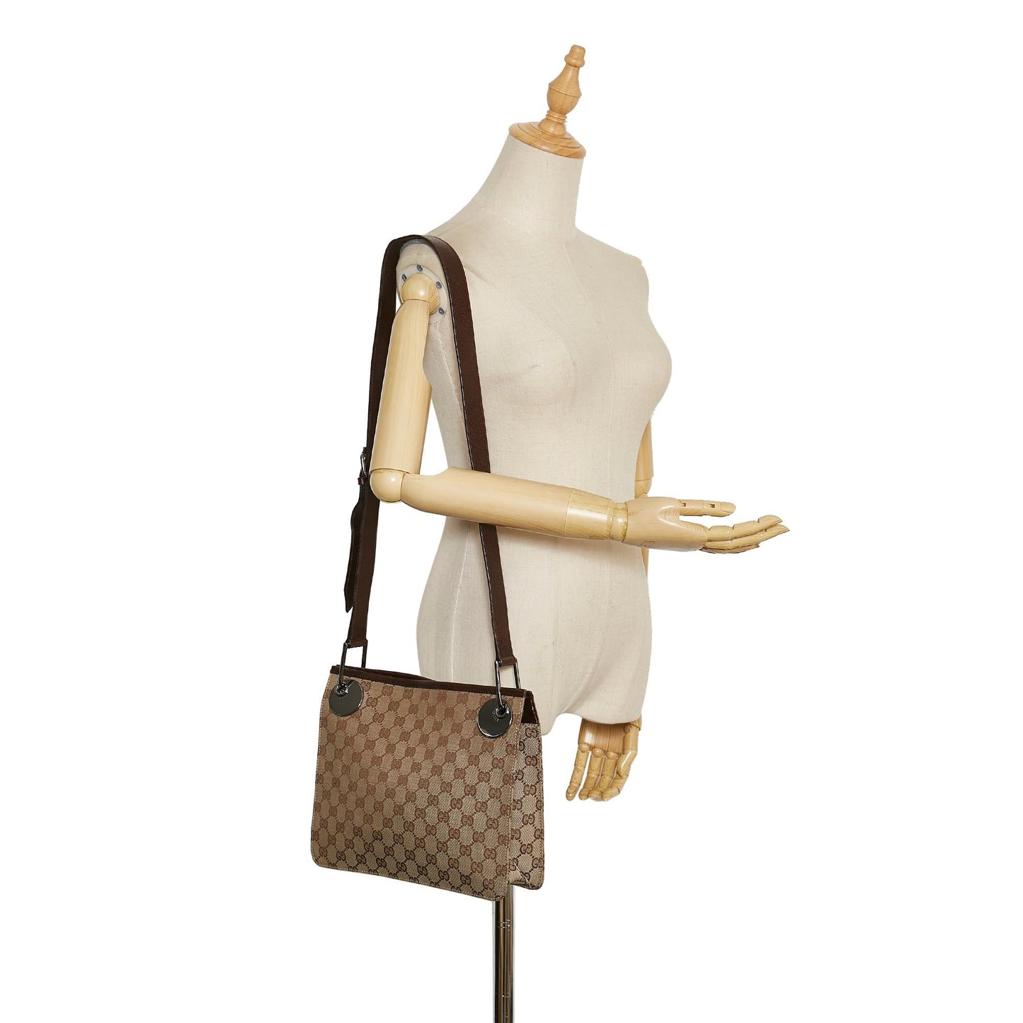 Gucci GG Canvas Eclipse Crossbody (SHG-35738)