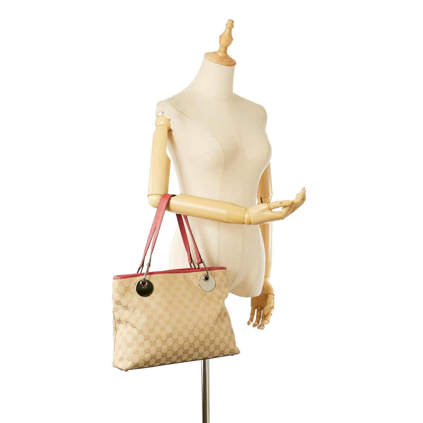 Gucci GG Canvas Eclipse Shoulder Bag (SHG-34031)