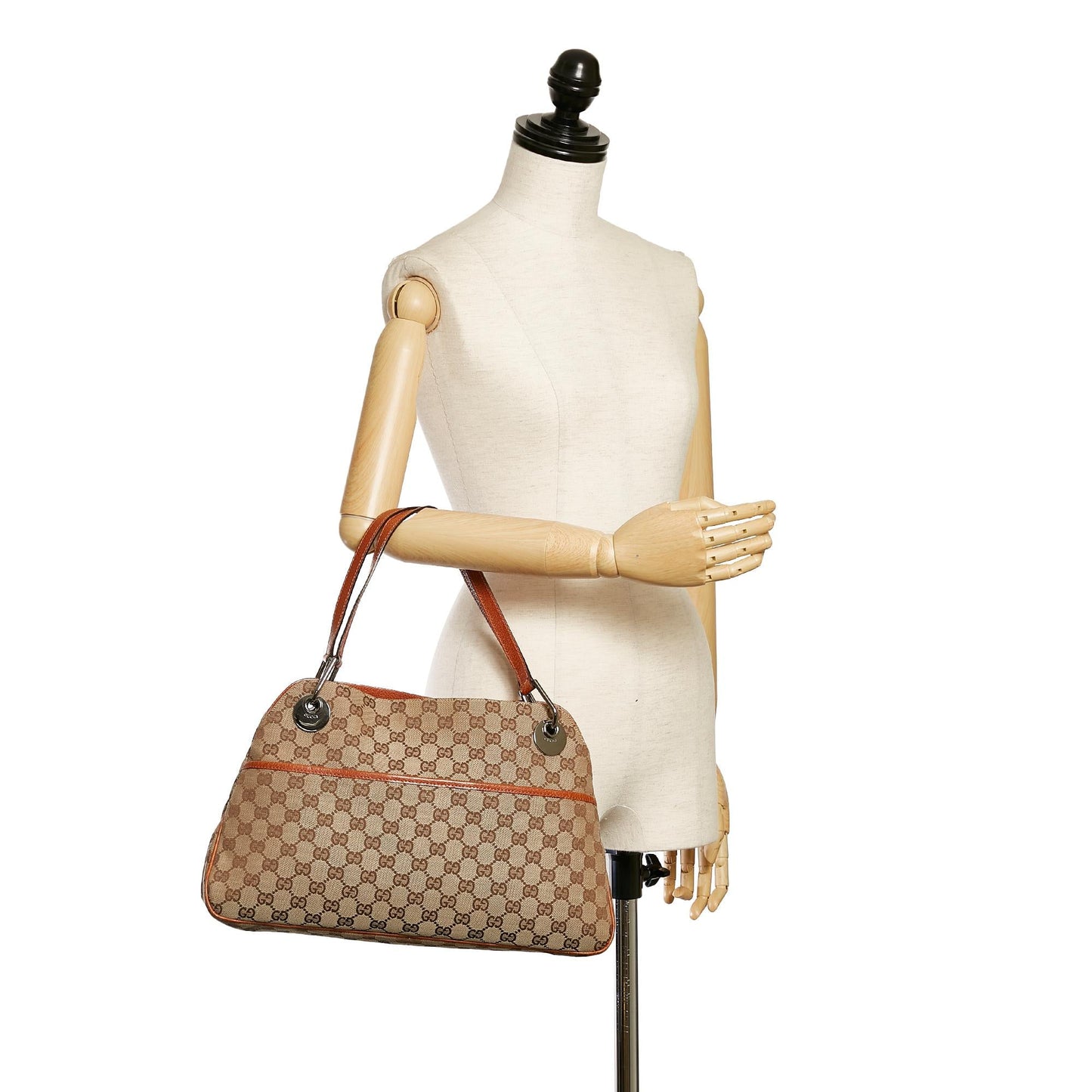 Gucci GG Canvas Eclipse Shoulder Bag (SHG-34757)