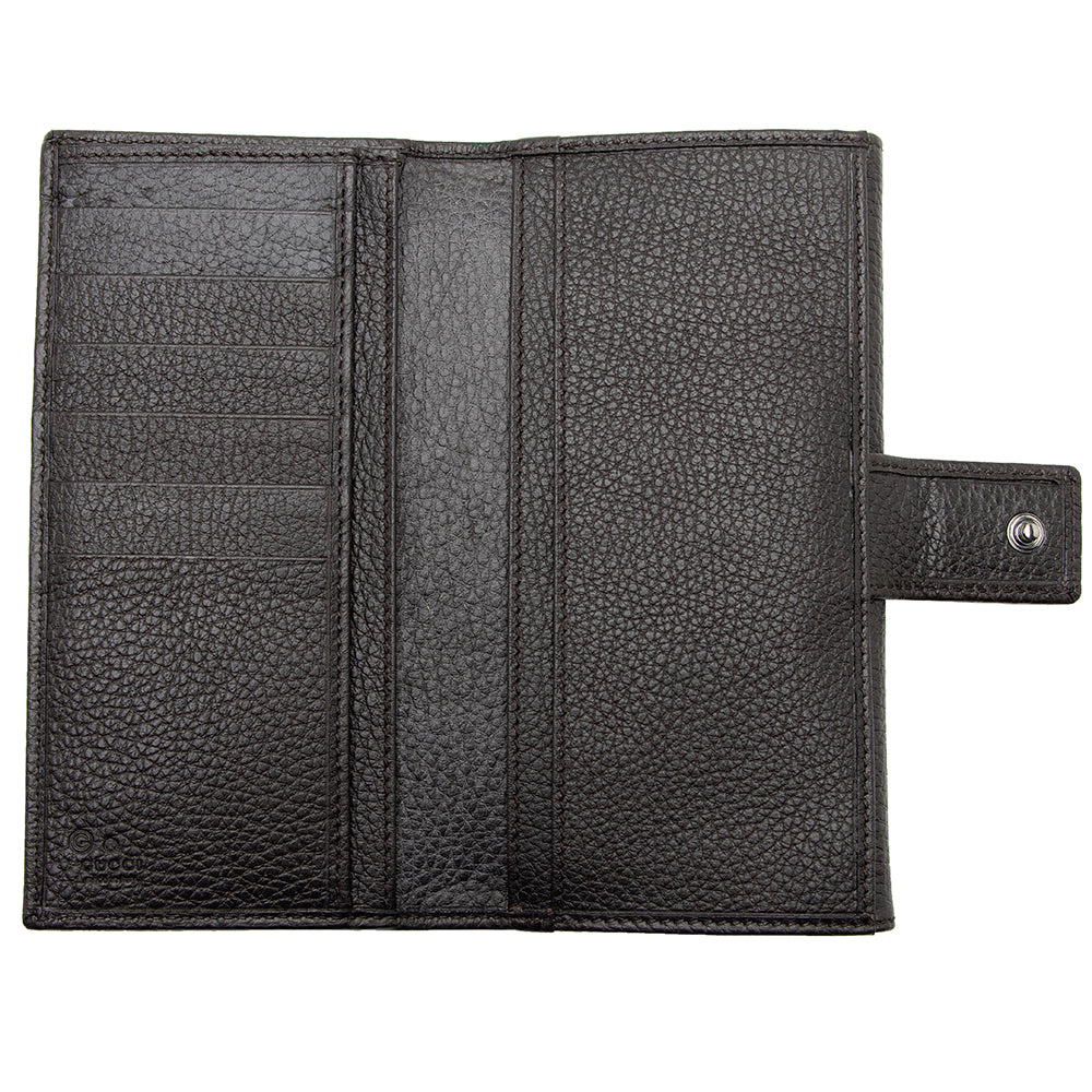 Gucci GG Canvas Flap Continental Wallet (SHF-20696)