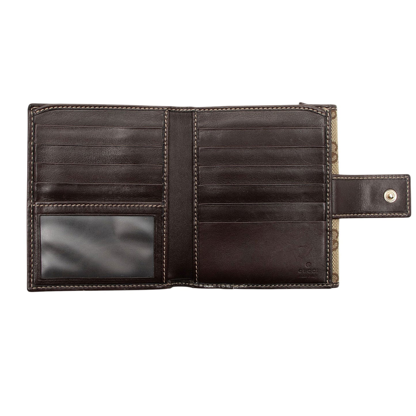 Gucci GG Canvas New Britt French Wallet