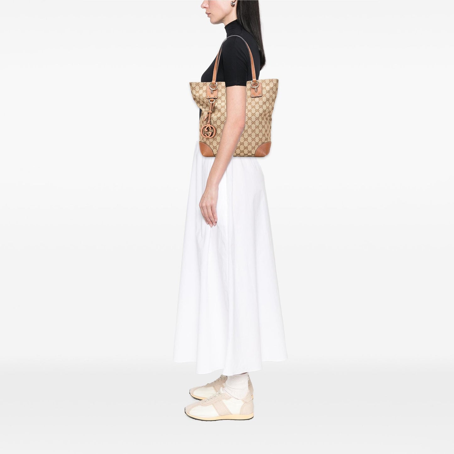 Gucci GG Canvas GG Charm Tote