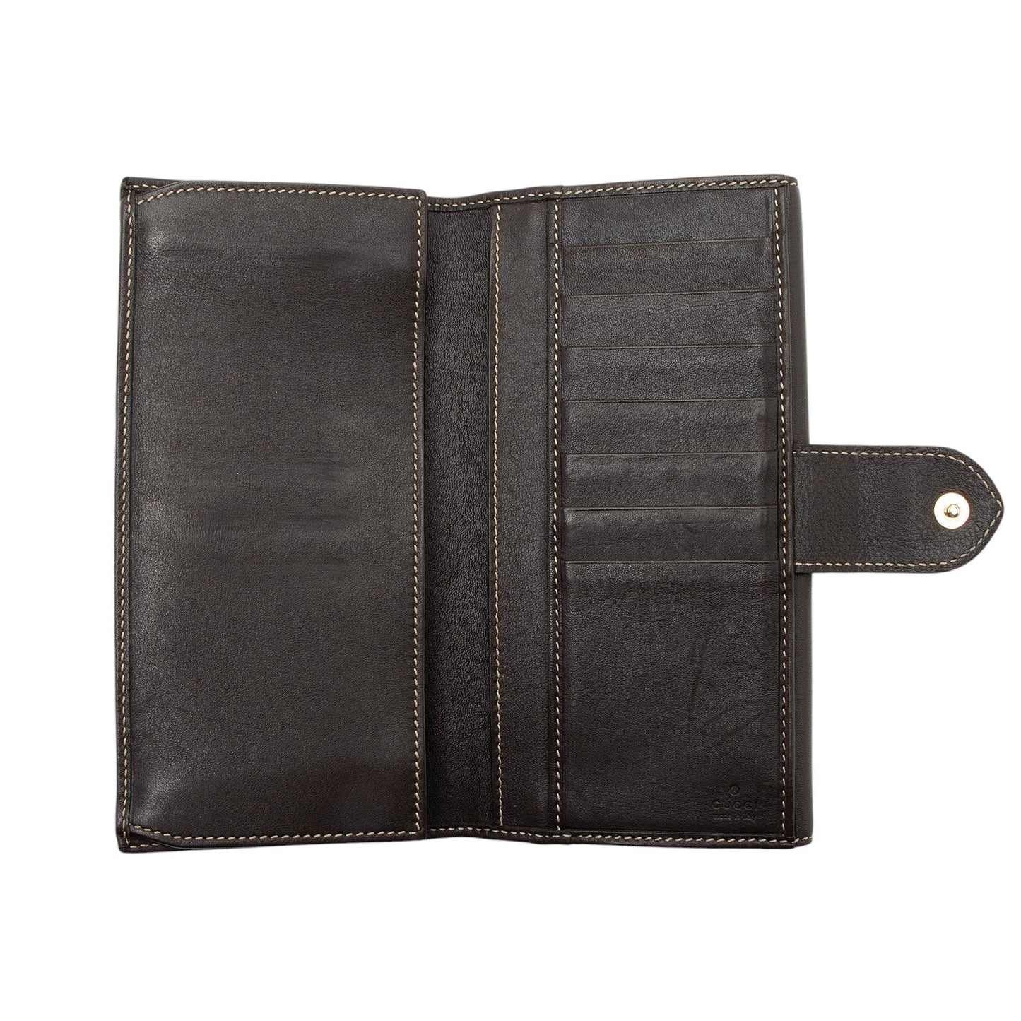 Gucci GG Canvas Heart Script Continental Wallet