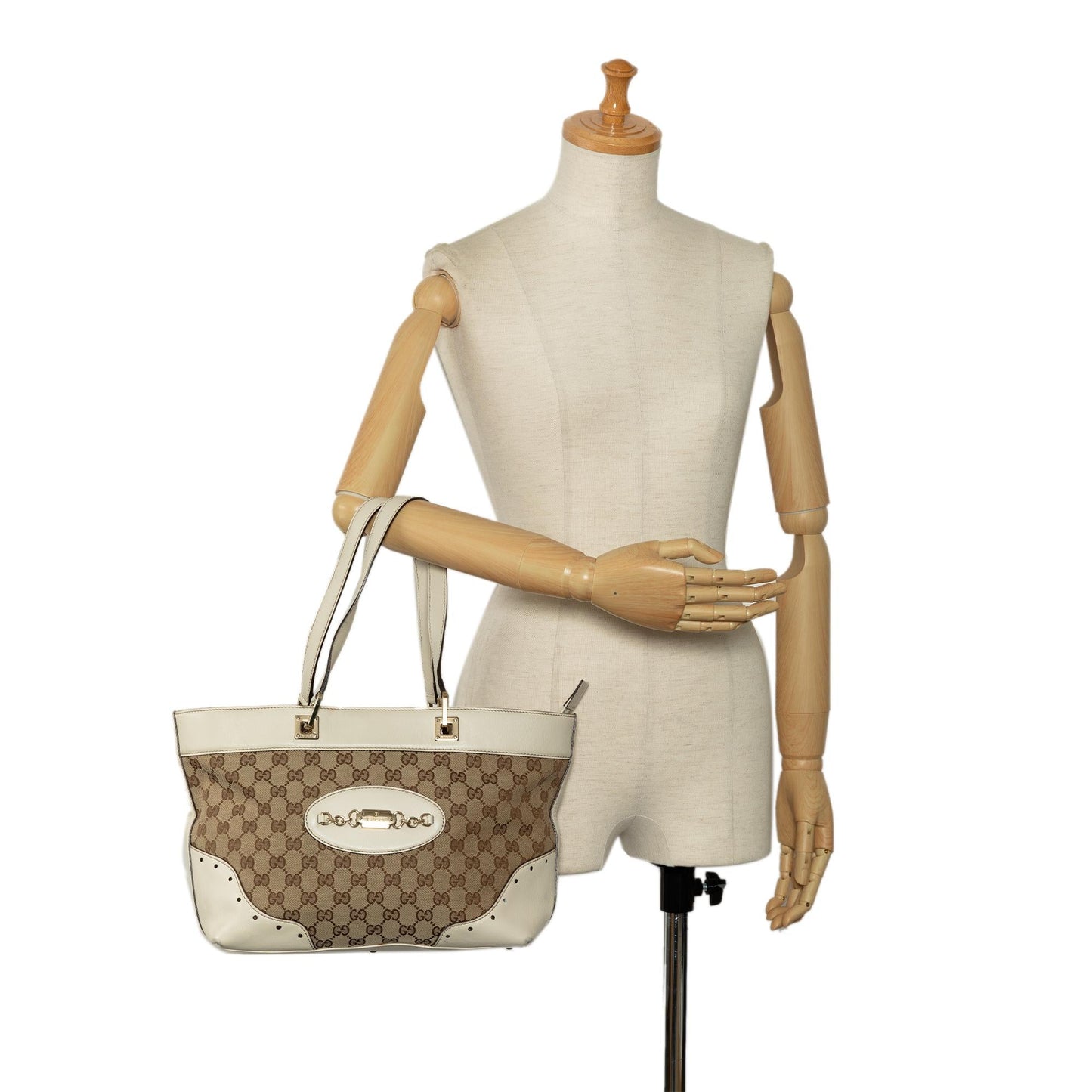 Gucci GG Canvas Punch Tote Bag (SHG-9tCHfx)