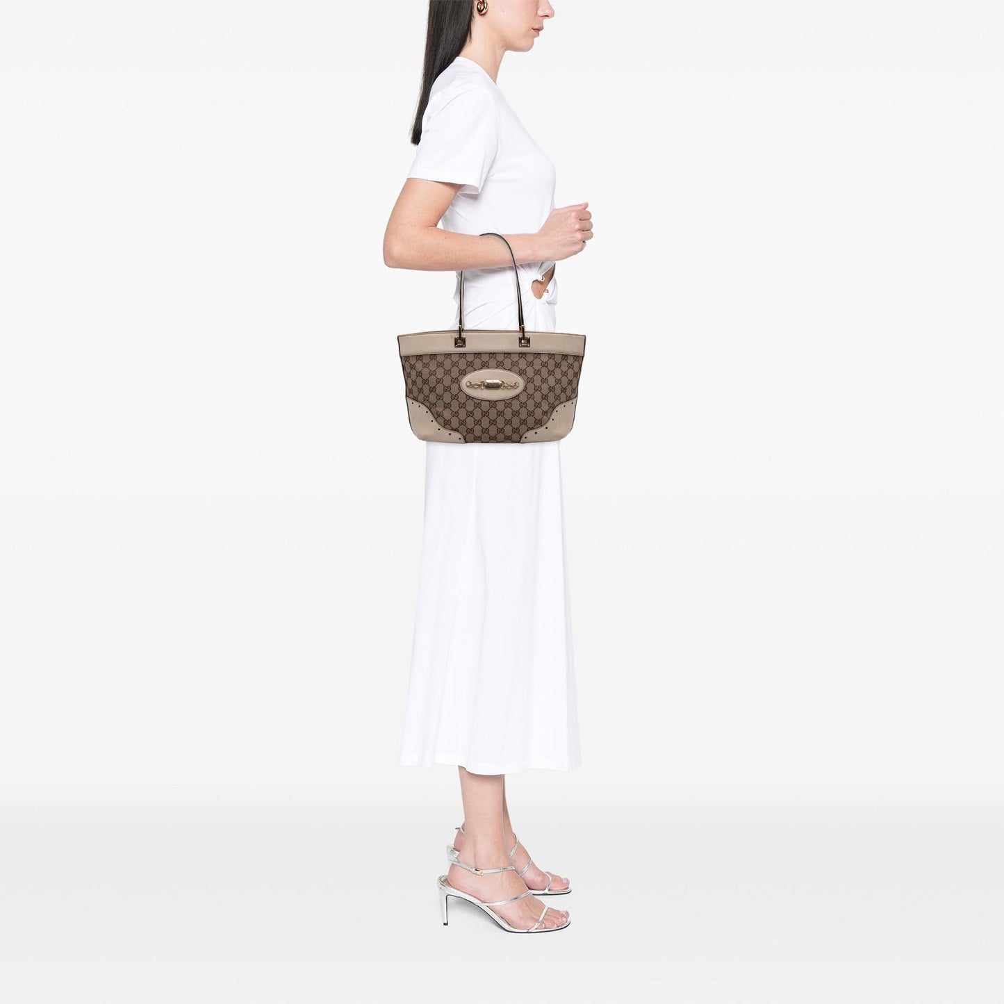 Gucci GG Canvas Punch Tote