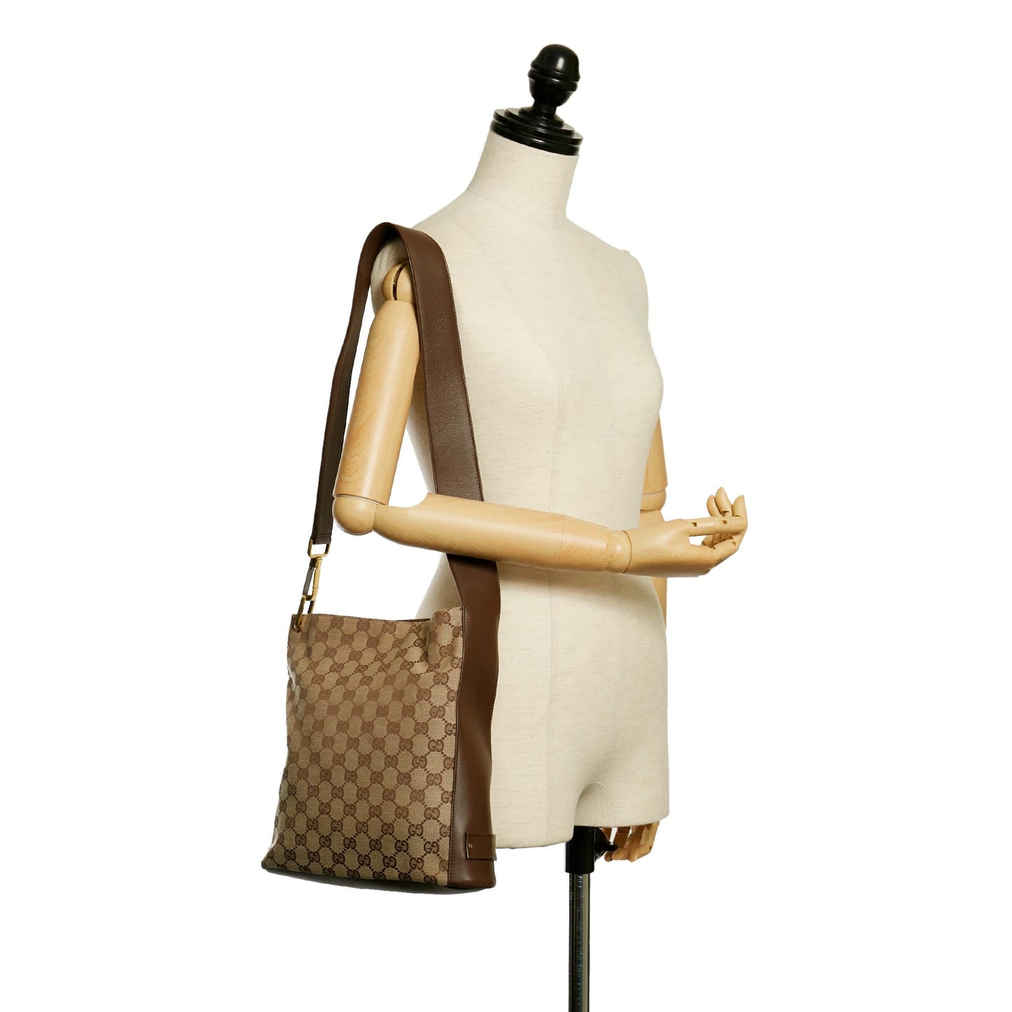 Gucci GG Canvas Shoulder Bag (SHG-30527)