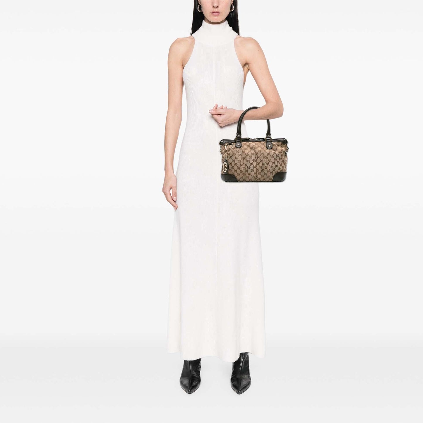 Gucci GG Canvas Sukey Satchel